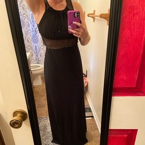 Black evening gown